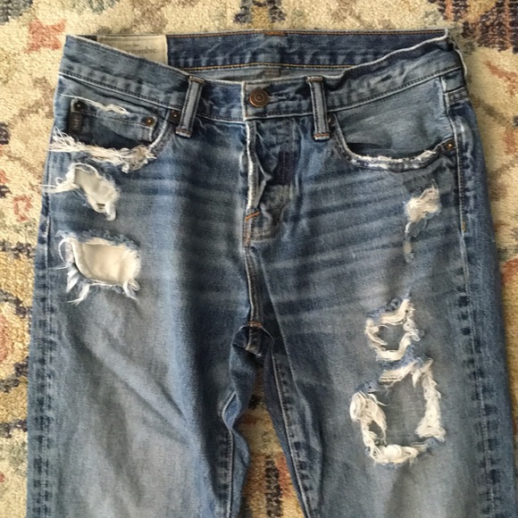 Distressed Abercrombie and Fitch Jeans - Picture 2 of 2